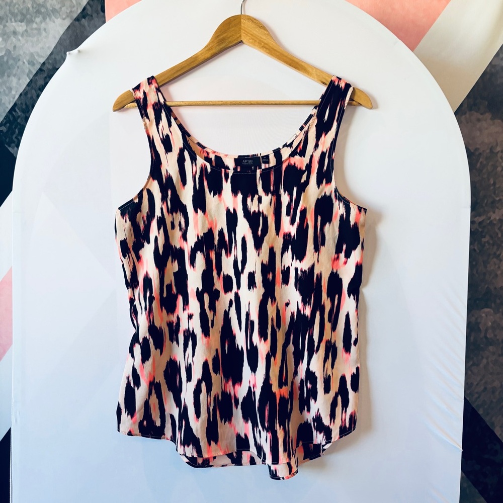 Apt. 9 Multicolor Animal Print Tank Top